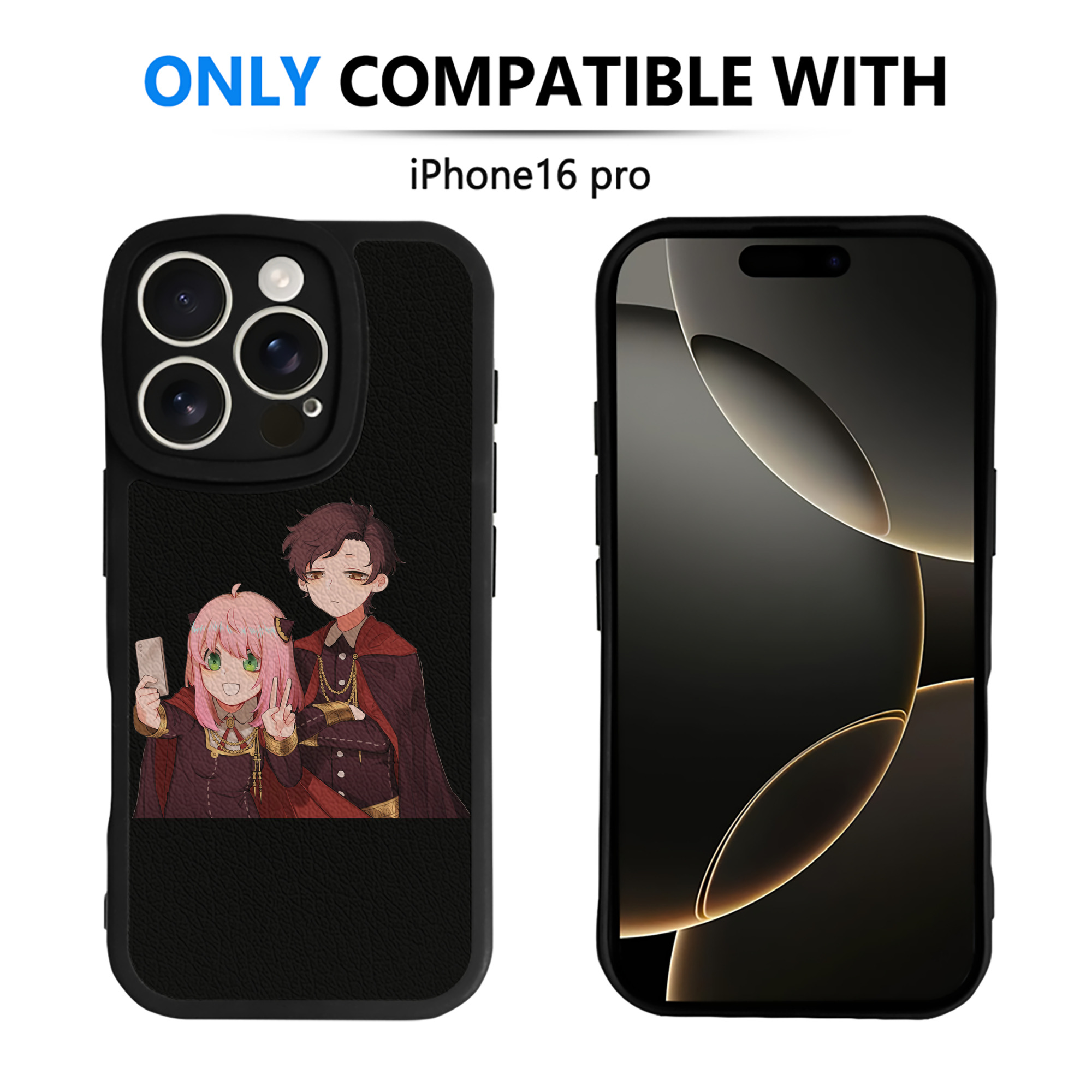 （画像用） SPY×FAMILY间谍家家酒 【iPhone 16シリーズ対応】シリコンスマホケース（レザー調） 材質：シリコン